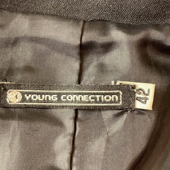 Young Connection Black Tie Front Blazer Jacket 6 - Picture 6 of 6